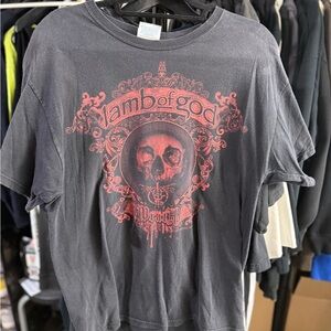 Faded 2009 Lamb of God Men’s L Black Short Sleeve Band tee